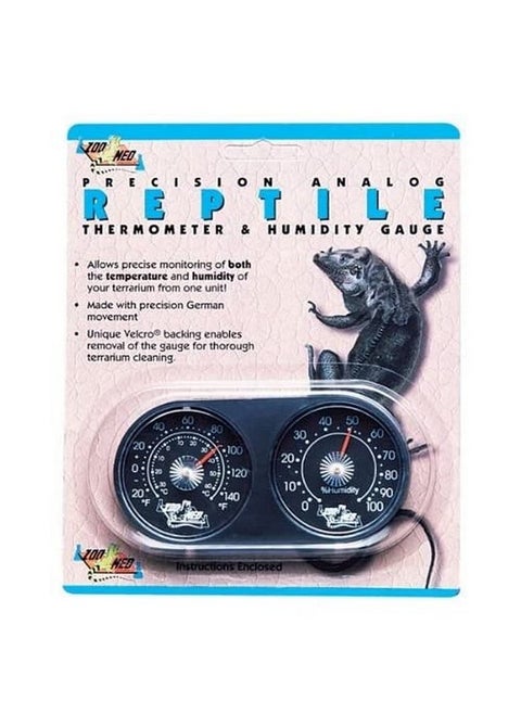 Zoo Med Dual Thermometer and Humidity Gauge