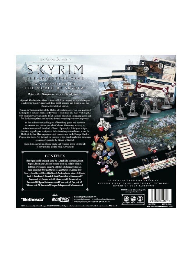Modiphius The Elder Scrolls V: Skyrim - The Adventure Game | Dungeon Crawling Strategy Board Game for Adults and Teens | Ages 14+ | 1-4 Players | Avg. Playtime 60-120 Minutes | Made by Modiphius Entertainment - Image 3