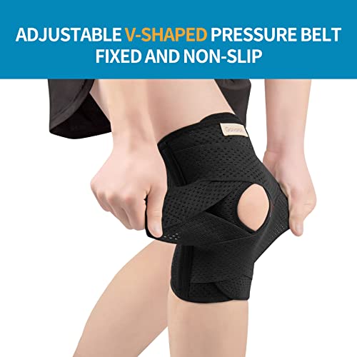 Galvaran Knee Brace with Side Stabilizers for Meniscal Tear Knee Pain ACL MCL Arthritis Injuries Recovery, Breathable Adjustable Knee Support for Men and Women - Image 4