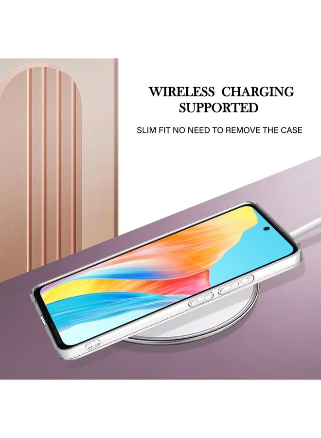 اس-توب جراب لهاتف OPPO A58 4G، جراب IMD مزدوج الجوانب من الرخام المطلي بالكهرباء - Image 5