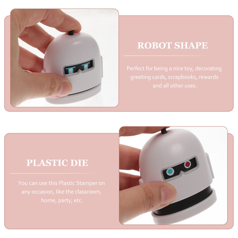 2pcs Name Stamp for Clothing Kids DIY Clothing Stamp Robot Shape Name Stamp Kids Clothes Name Stamp - Image 5