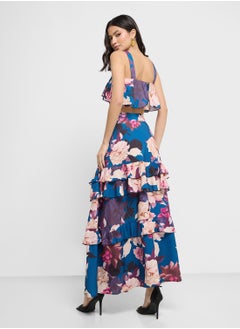 ELLA Flloral Strappy Blouse & Skirt Set  - Image 2