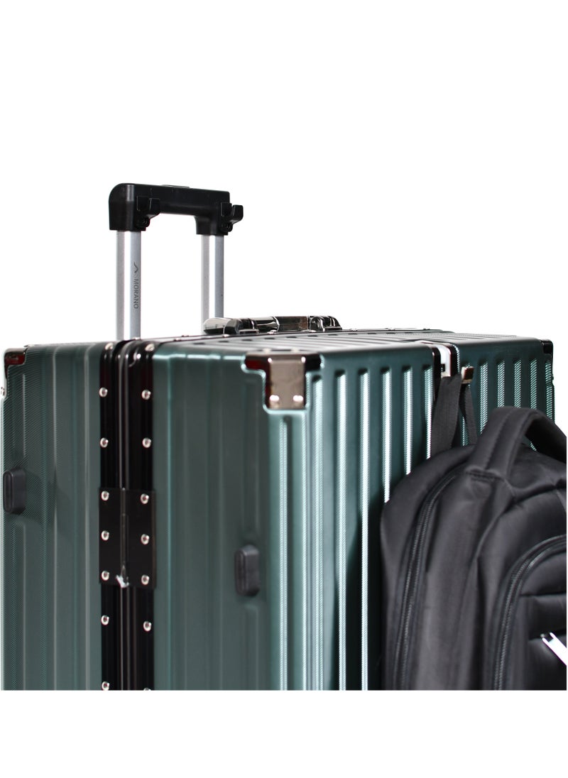 MORANO - Morano aluminum travel luggage set three pieces, elegant and durable design - Image 1