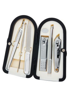 Three Seven (777) Korean Nail Clipper! World No. 1 Three Seven (777) Travel Manicure Grooming Kit Nail Clipper Set (6 PCs, 4000XG), MADE IN KOREA, SINCE 1975  - Image 1