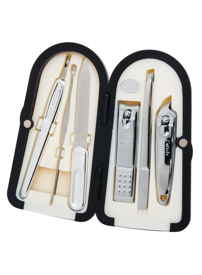 ثري سيفين (777) مقص أظافر كوري! طقم عناية بالأظافر للسفر من ثري سيفين (777) رقم 1 عالميًا، طقم مقص أظافر (6 قطع، 4000XG)، صُنع في كوريا منذ عام 1975 - Image 1