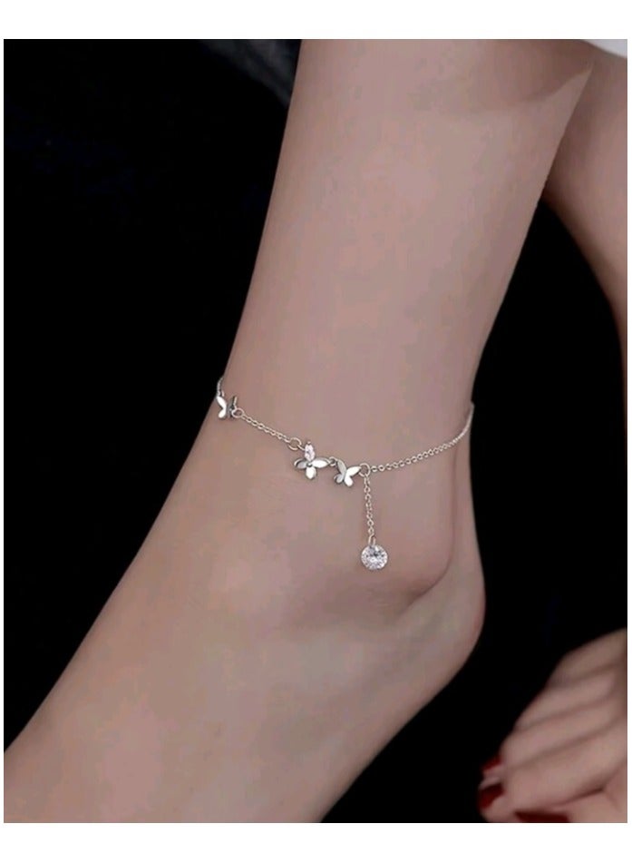 Jewelry For Life Pure 925 Sterling Silver Anklet For Women - Image 3