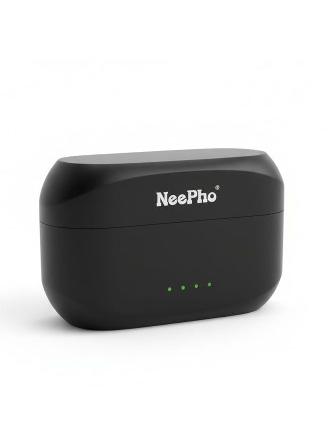 NeePho NP-60 Magnetic Wireless Microphone , Portable Button Mic with Noise Reduction, Plug & Play, Long Battery Life , Compatible with iPhone, Android, YouTube, TikTok & Live Streaming - Image 2