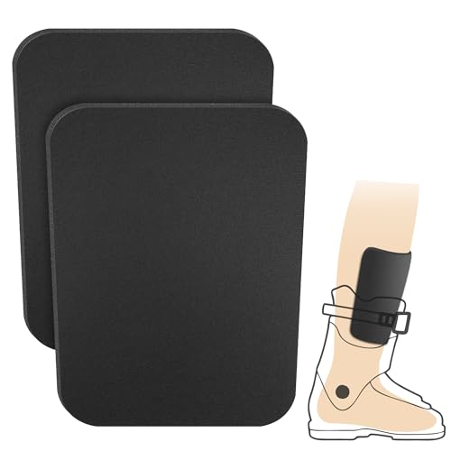 Shupakul 2 Pcs Snowboard Shin Pads-3 MM Thick Foam Ski Shin Guards-Cuttable Ski Shin Protector Pad for Ski Boot Liner Snowboard Sports Padded Shin Bang Protection - Image 1