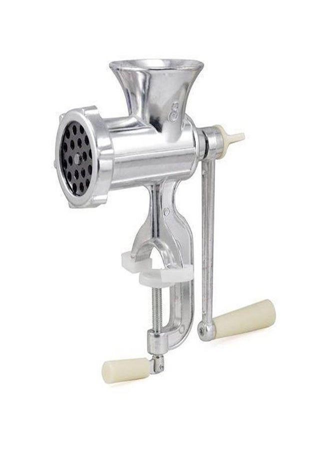 Arabest Aluminium Meat Grinder Silver No.5 Iron Silver 21 x 14 x 6.2cm - Image 3
