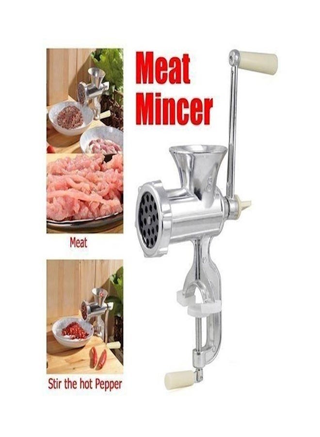 Arabest Aluminium Meat Grinder Silver No.5 Iron Silver 21 x 14 x 6.2cm - Image 5
