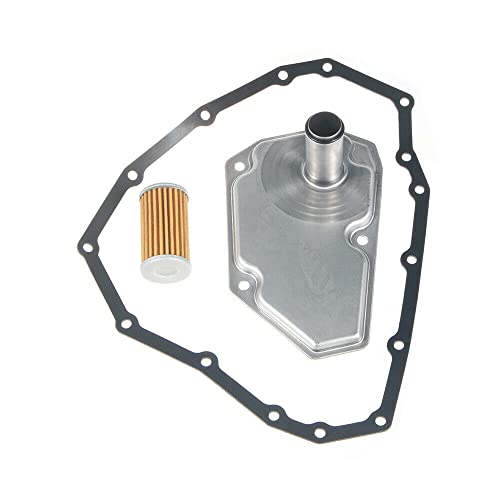 JINYI 3PCS Transmission Oil Filters & Pan Gasket set Compatible With Nissan Altima Maxima Sentra,OE:33010-JF015,3172628X0A - Image 1