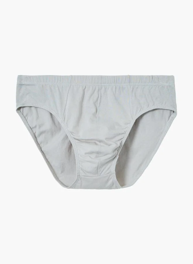 Grey Solid Brief