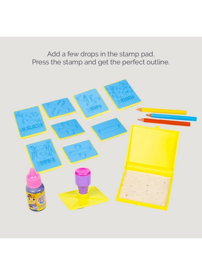 Ratna's Stamp Art Number Stamping & Coloring Learning Educational Set for Kids 3+ Years - Image 4