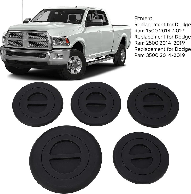 أنجريك Auto Parts,5Pcs 5th Wheel Bed Plug Cover 68225506AA Replacement - Image 3