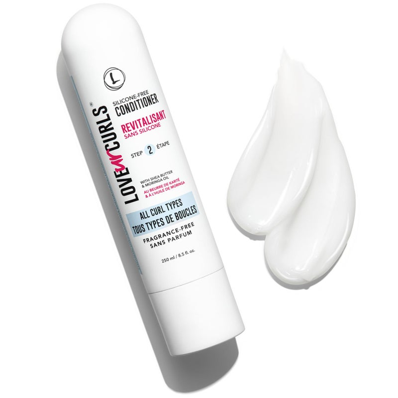 Love Ur Curls - Fragrance Free Conditioner, Hydrating and Detangling for Curly, Wavy and Kinky-Coily Hair for Soft Smooth Curls, Silicone Free 250ml - Image 1