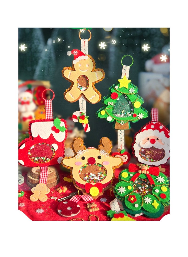 Kenzs Christmas sewing rocking toy DIY production material package non-woven needlework toys - Image 2