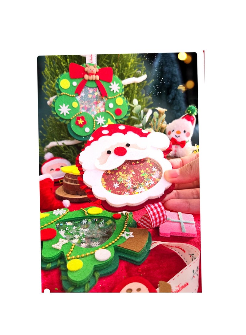 Kenzs Christmas sewing rocking toy DIY production material package non-woven needlework toys - Image 3