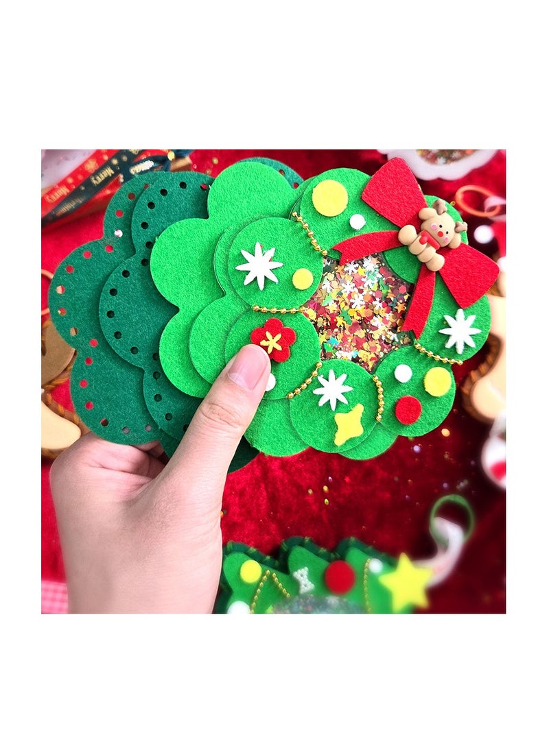 Kenzs Christmas sewing rocking toy DIY production material package non-woven needlework toys - Image 4