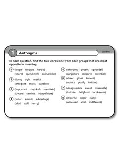11+ Verbal Reasoning Flashcards: For the 2024 Gl Assessment and Cem Tests  - Image 2