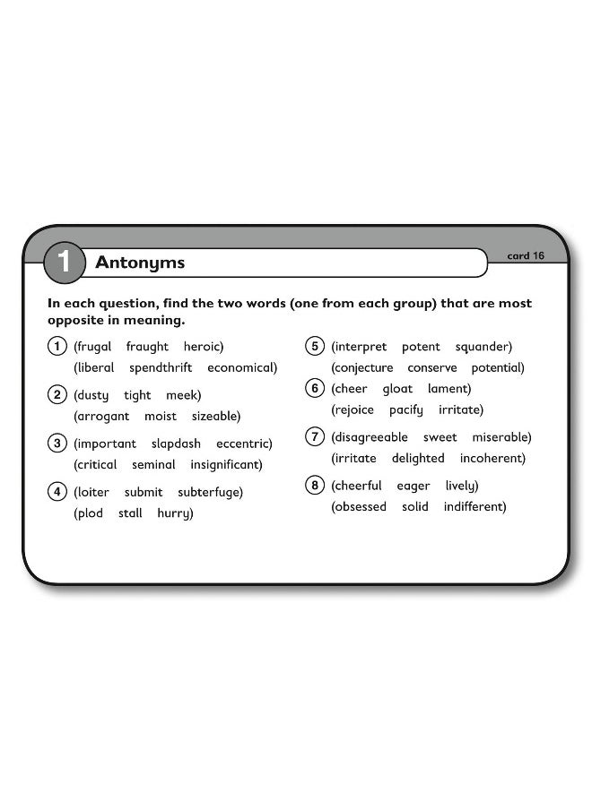 11+ Verbal Reasoning Flashcards: For the 2024 Gl Assessment and Cem Tests  - Image 2