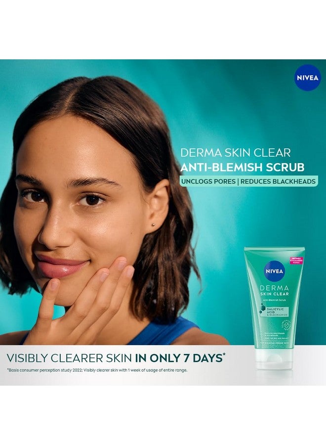 Nivea Derma Skin Clear Anti-Blemish Scrub With Salicylic Acid & Niacinamide Reduces Blackheads - Image 2