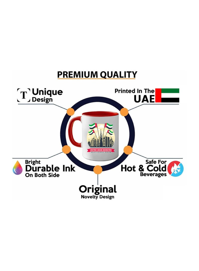 UAE National Day Two Tone Ceramic Mug - A Nation Where Dreams Come True - Gifts for UAE National Day - Image 4