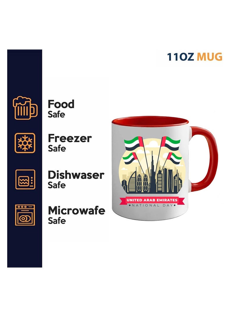 UAE National Day Two Tone Ceramic Mug - A Nation Where Dreams Come True - Gifts for UAE National Day - Image 5