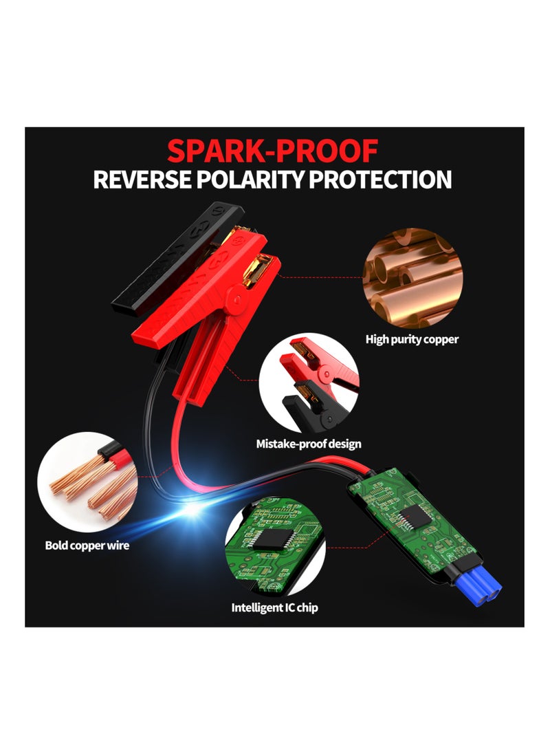 FOWAWU - FOWAWU 6000A Car Jump Starter, Jump Starter, 22800mAh Car Battery Jump Starter, Car Jump Starters, Portable Battery Jumper Starter, Portable Car Jump Starter, Portable Battery Jump Starter For Car, Battery Jump Starter, Jump Starter Battery Pack - Image 1