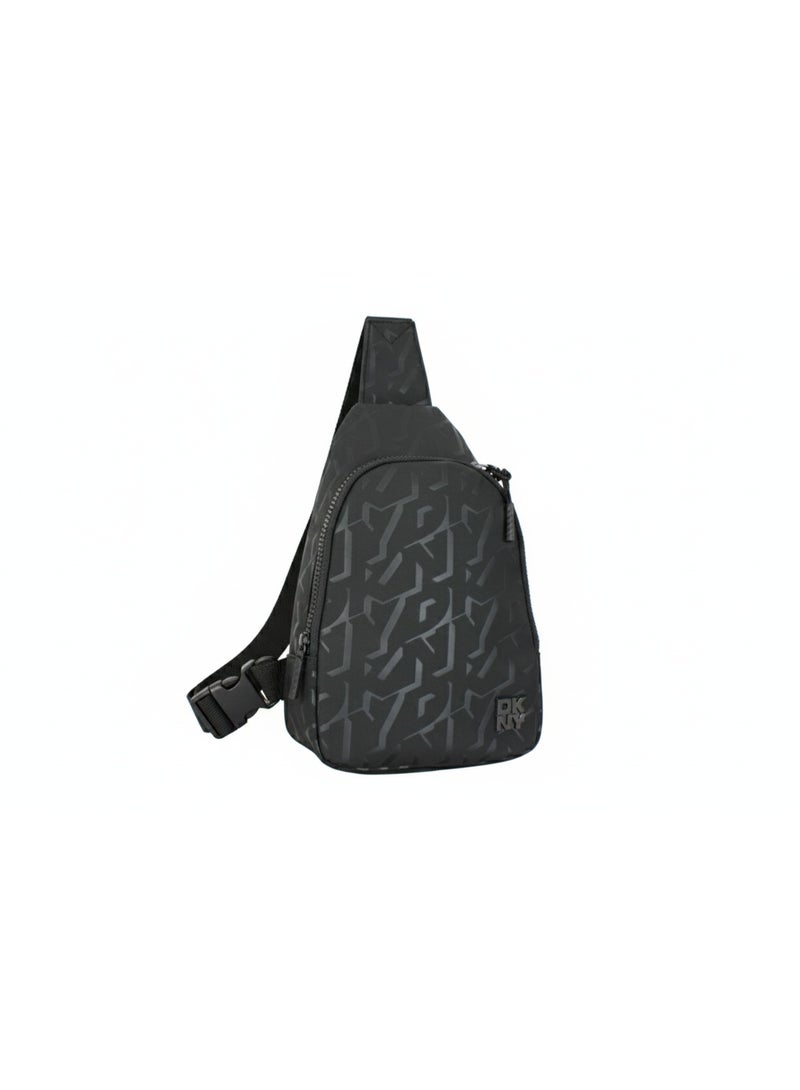 DKNY New York Compact Sling Backpack for Men & Women | Lightweight Crossbody Travel & Daily Use Bag | Color Black (DKNY-5128) - Image 1