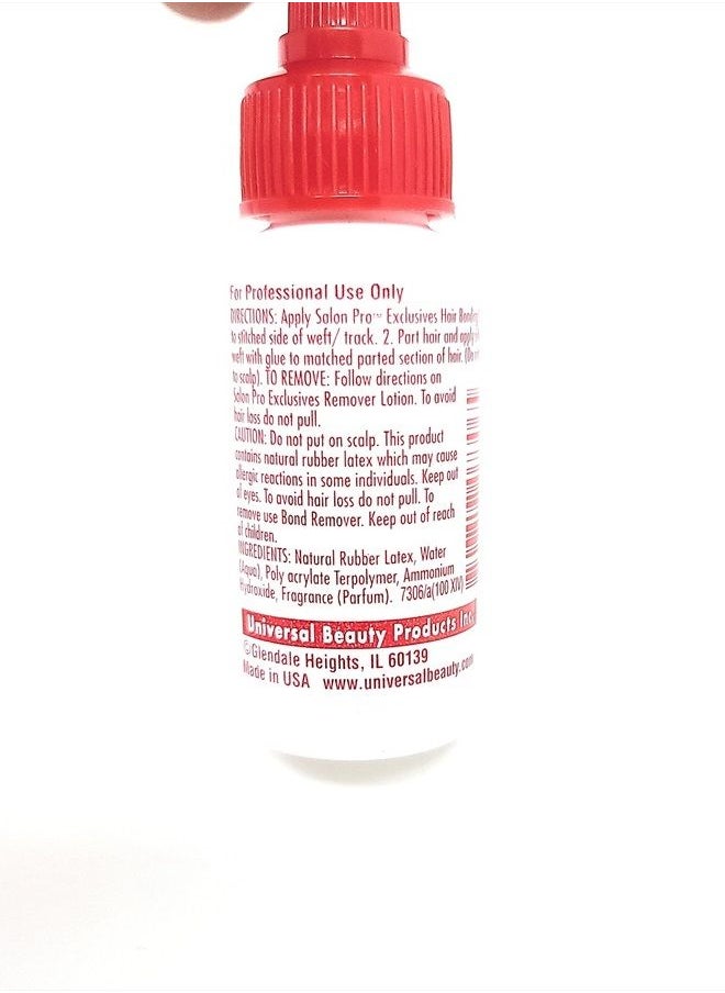 Salon Pro White Hair Bonding Glue [Super Bond] 1 Oz,Pack of 3  - Image 2