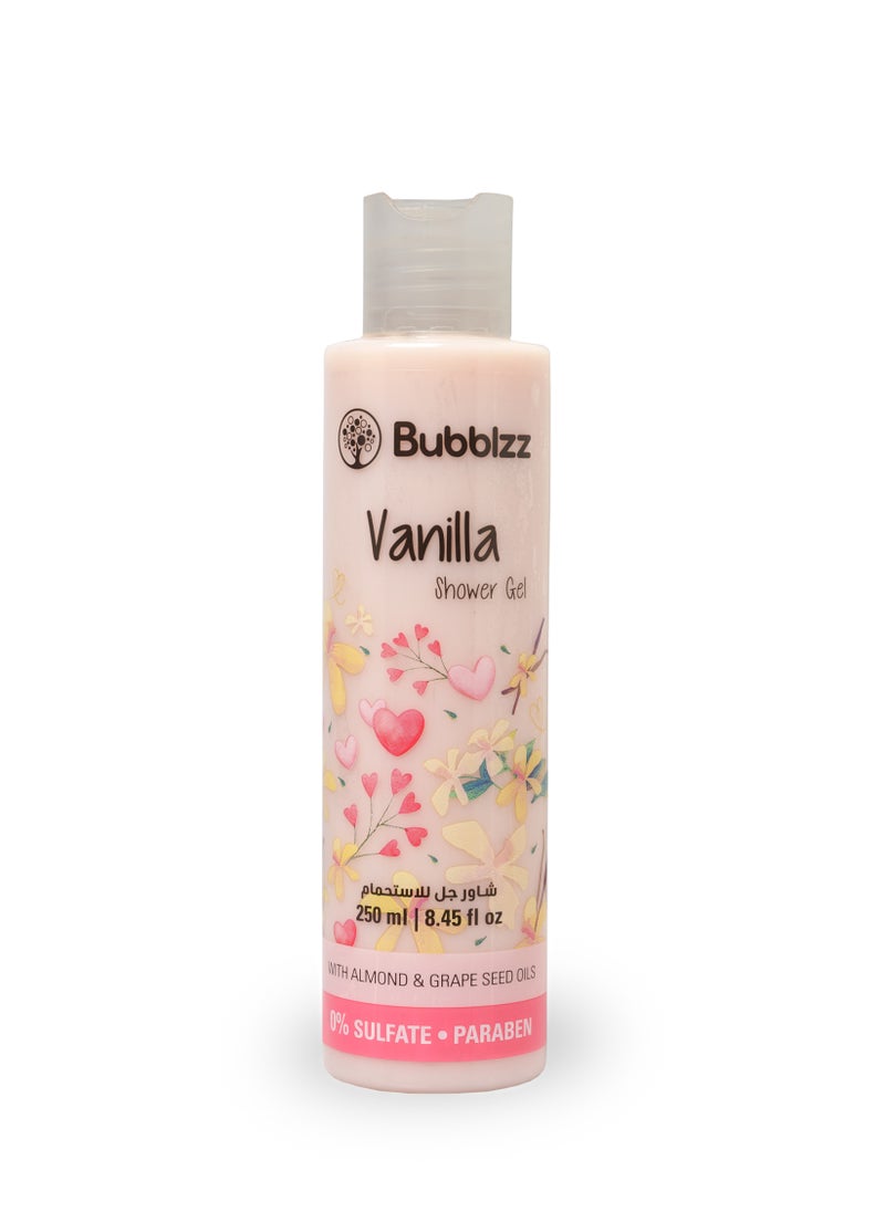 Bubblzz - Vanilla Shower Gel 250ml - Image 1