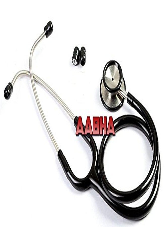 سماعة طبية مزدوجة الرأس من الفولاذ المقاوم للصدأ من AAbha لطلاب الطب