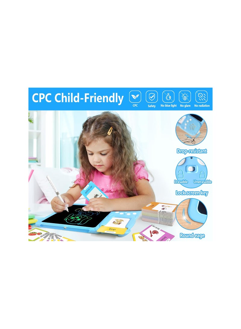 Arabic Writing Tablet  FlashCards Learning Toys(3-12 Years), The Arabic Writing Tablet, 255PCS Audible Flashcards Educational Arabic Talking Toys with 510 Words (510 Words - Blue Tablet) - Image 2