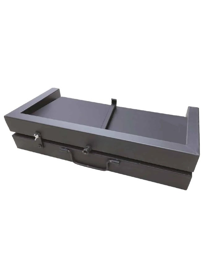 عائلة التخييم شواية قابلة للطي 3 في 1 مع حقيبة حمل، خرطوم غاز، ودعامة متحركة - Image 3