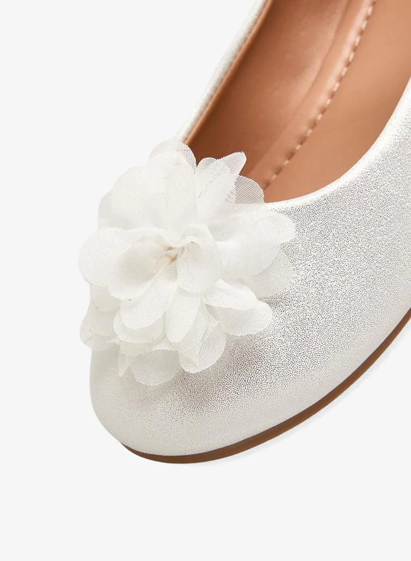 Flora Bella By Shoexpress Flora Bella Girls Floral Embellished Mary Jane Shoes