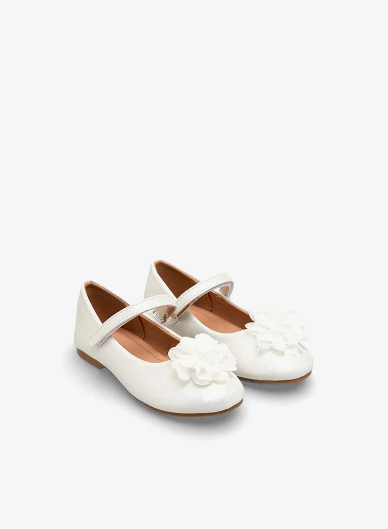 Flora Bella By Shoexpress Flora Bella Girls Floral Embellished Mary Jane Shoes