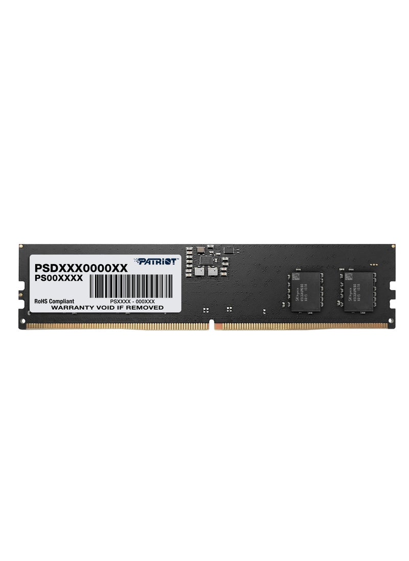 باتريوت ذاكرة كمبيوتر PATRIOT DDR5 RAM سعة 32 جيجابايت (1 × 32 جيجابايت) وسرعة 5600 ميجاهرتز PSD532G56002 المتوافقة مع الكمبيوتر  - Image 1