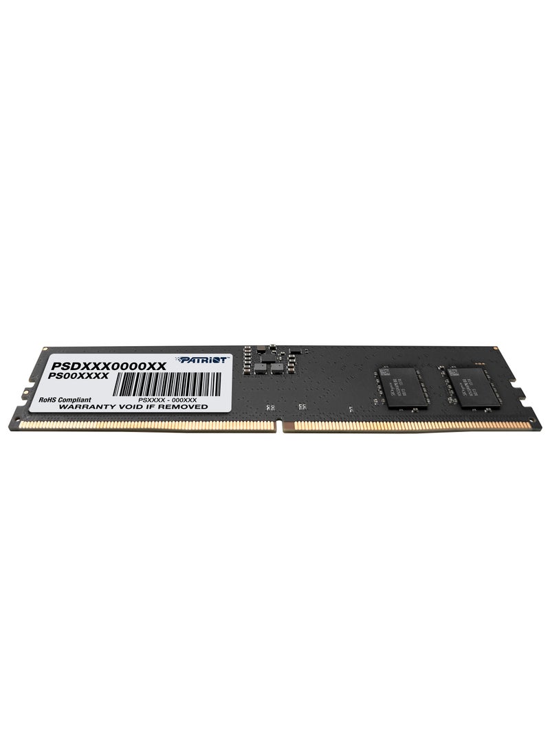 باتريوت ذاكرة كمبيوتر PATRIOT DDR5 RAM سعة 32 جيجابايت (1 × 32 جيجابايت) وسرعة 5600 ميجاهرتز PSD532G56002 المتوافقة مع الكمبيوتر  - Image 2