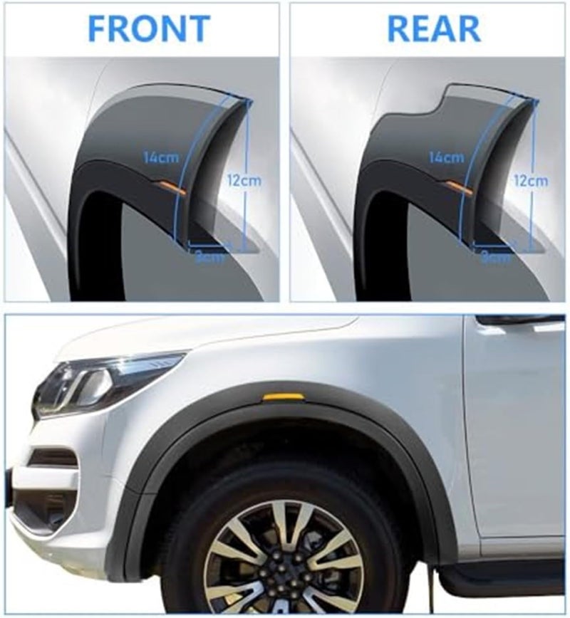 Wivplex Fender Flares for Chevrolet Colorado S10 2015-2022 - Image 3