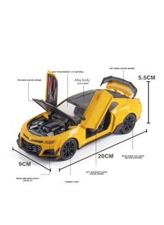 Toyland 1:24 scale Die cast metal car with Simulation Sound,Light,Pullback Action and Opening Doors and hood  - Image 3