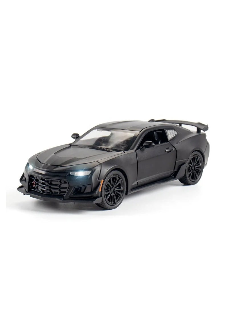 Toyland - 1:24 scale Die cast metal car with Simulation Sound,Light,Pullback Action and Opening Doors and hood - Image 1