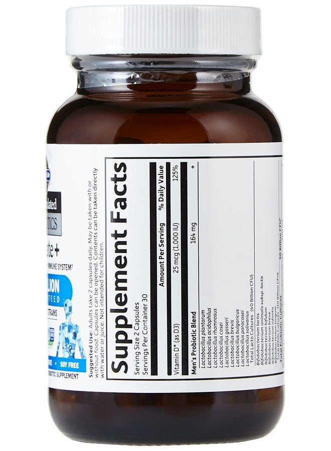 Garden of Life Dr. Formulated Probiotics Prostate+ - Acidophilus and Probiotic Supports Healthy Prostate and Digestive Balance - Gluten, Dairy, and Soy-Free - 60 Vegetarian Capsules - Image 4