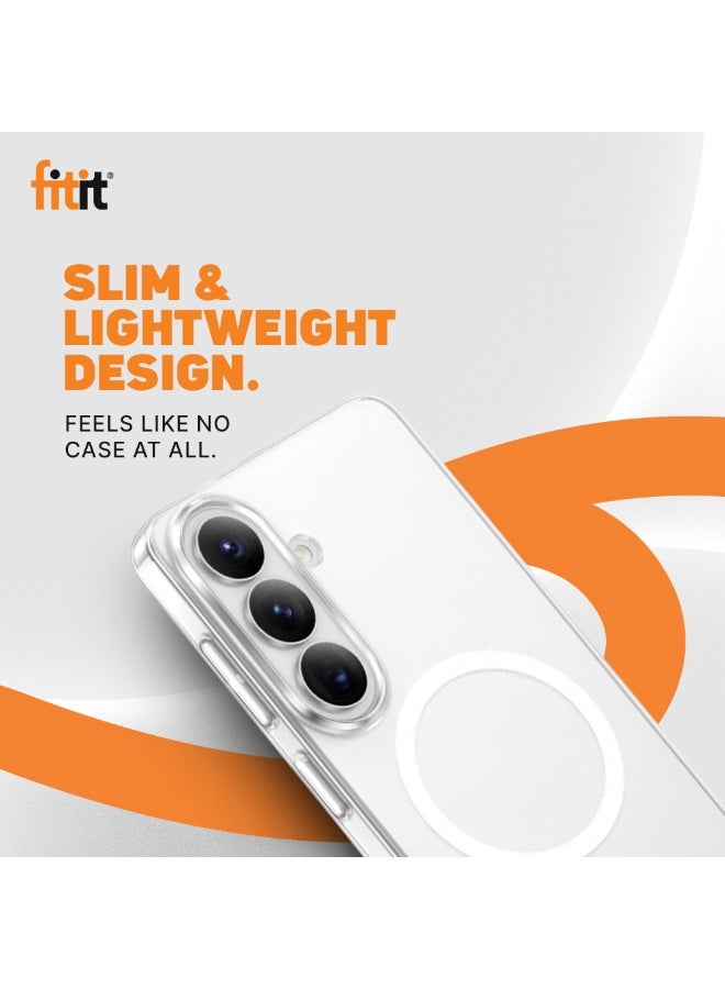 FITIT Samsung S26 Magnetic Phone Case - Slim Shockproof with 36 N52-Grade Magnets, Anti-Scratch & Anti-Yellowing, Wireless Charging Compatible - fitit - Image 3