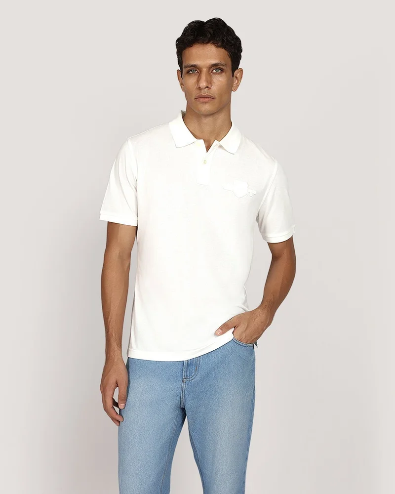 GANT Regular Tonal Shield Short Sleeve Polo
