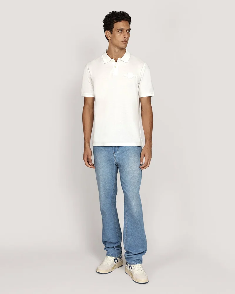 GANT  Regular Tonal Shield Short Sleeve Polo for Men | Best Price UAE