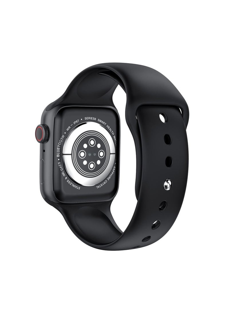 GULFLINK Full screen Smart Watch Wirless Charging Silicone Band Android and IOS System Support - Image 2