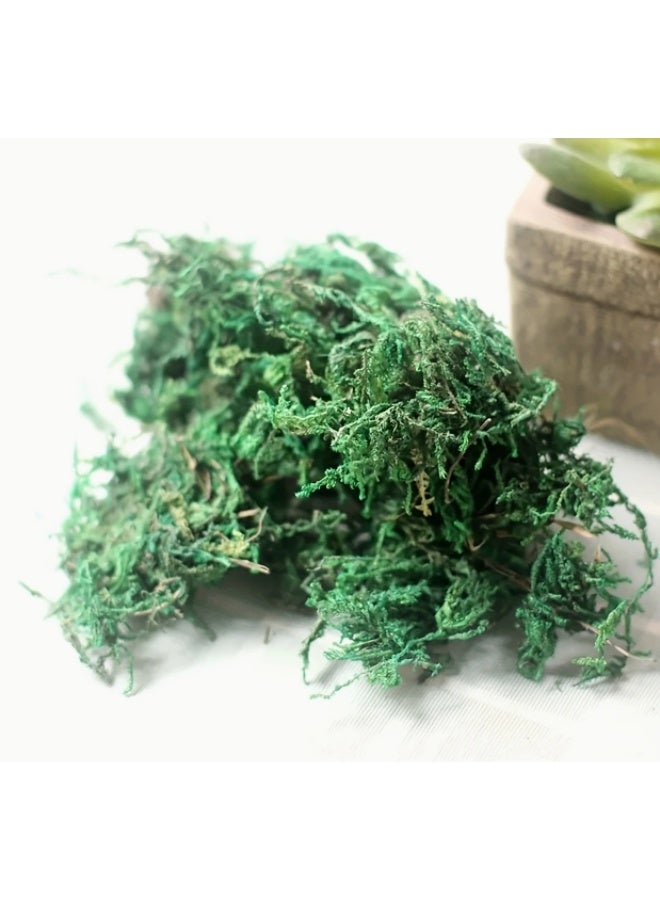 LINGWEI 400g Artificial Moss Fake Green Grass for Centerpieces Home Kitchen Garden Decor - Image 5