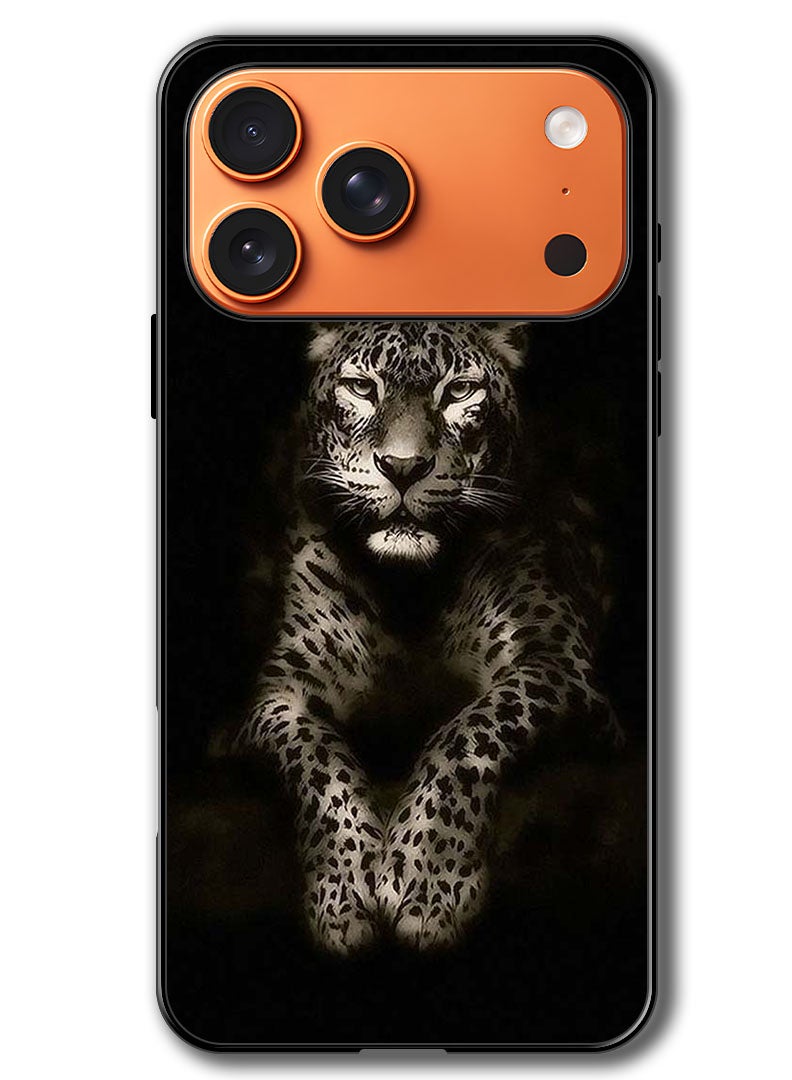 Theodor Case Compatible with Apple iPhone 17 Pro Max 6.9 Inch Protection Shockproof Bumper Cover Leopard - Image 1