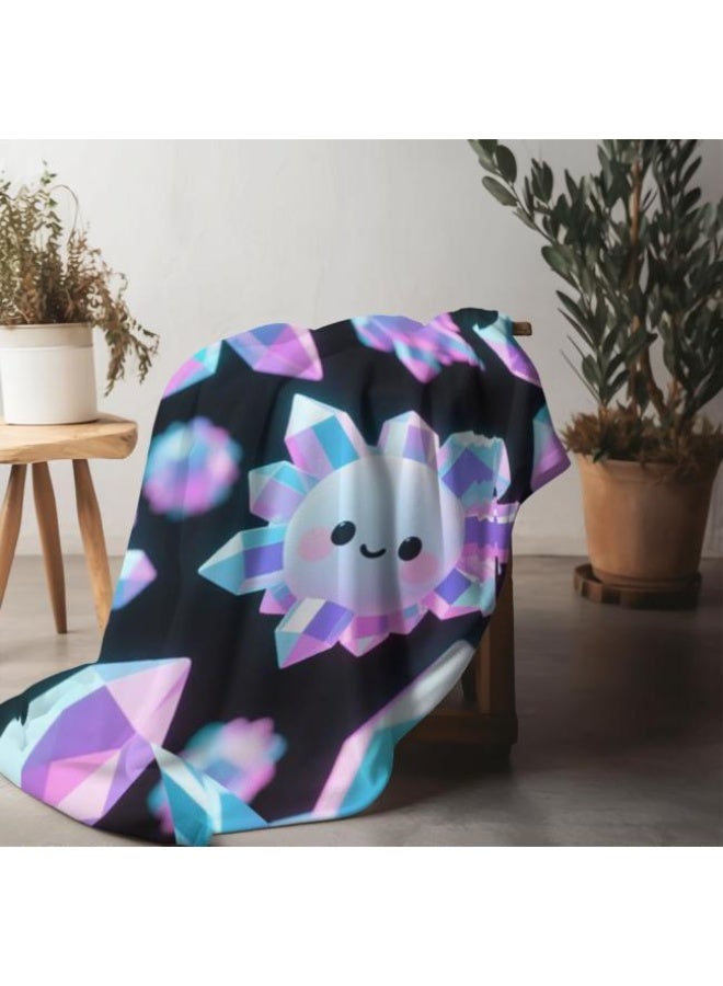 عام بطانية رقيقة من الفانيلا الكرتونية للأطفال والرضع (دافئة ومريحة، ومناسبة للنوم والألعاب) 70 سم * 100 سم - Image 3