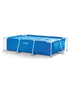 Family Swimming Pool Rectangular Metal Frame for All Family 75x200x300cm